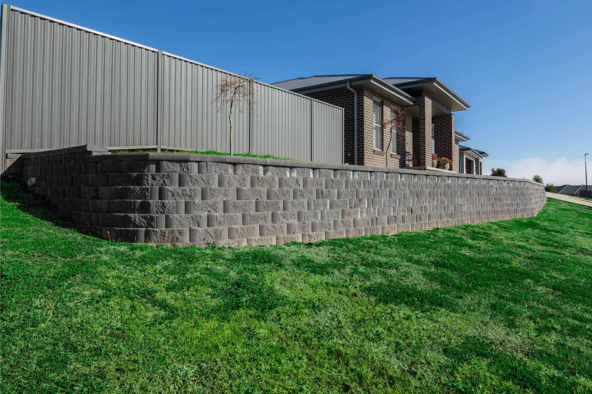 Garden Lockstone Retaining Wall