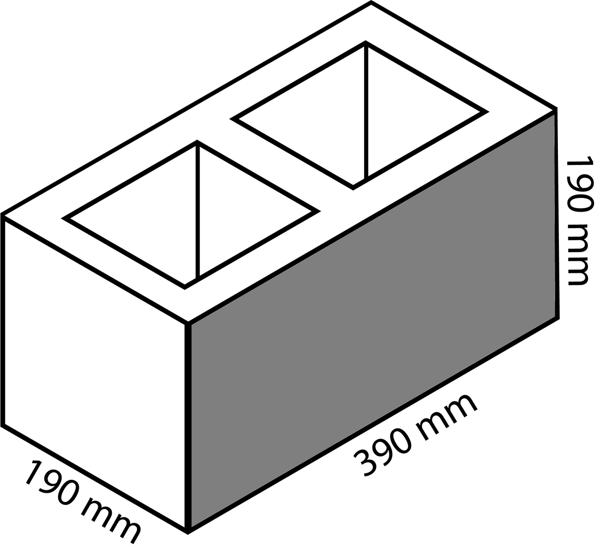 20-121 Full Split Face Masonry Block