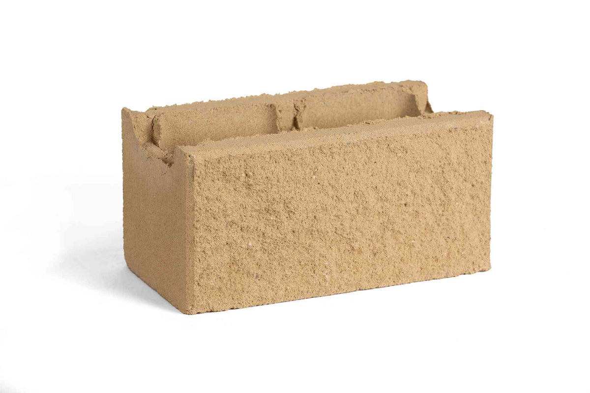 Split Face Rib Block 2 Rib 20-142 Recessed Head Split Face Masonry Block